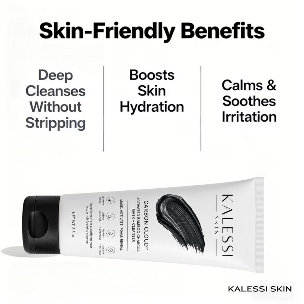 Carbon Cloud™ - Activated Bamboo Charcoal Mask + Cleanser