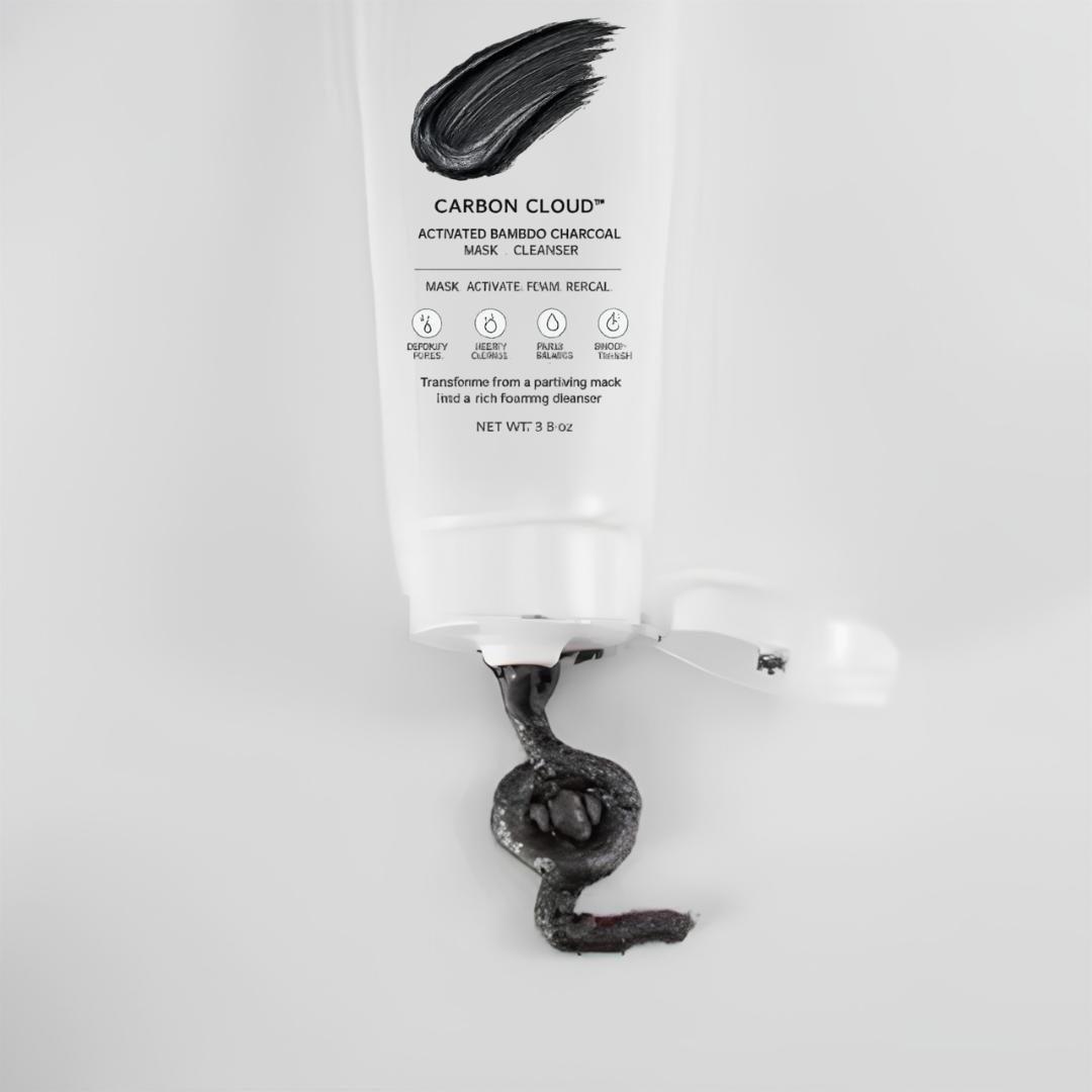 Carbon Cloud™ - Activated Bamboo Charcoal Mask + Cleanser
