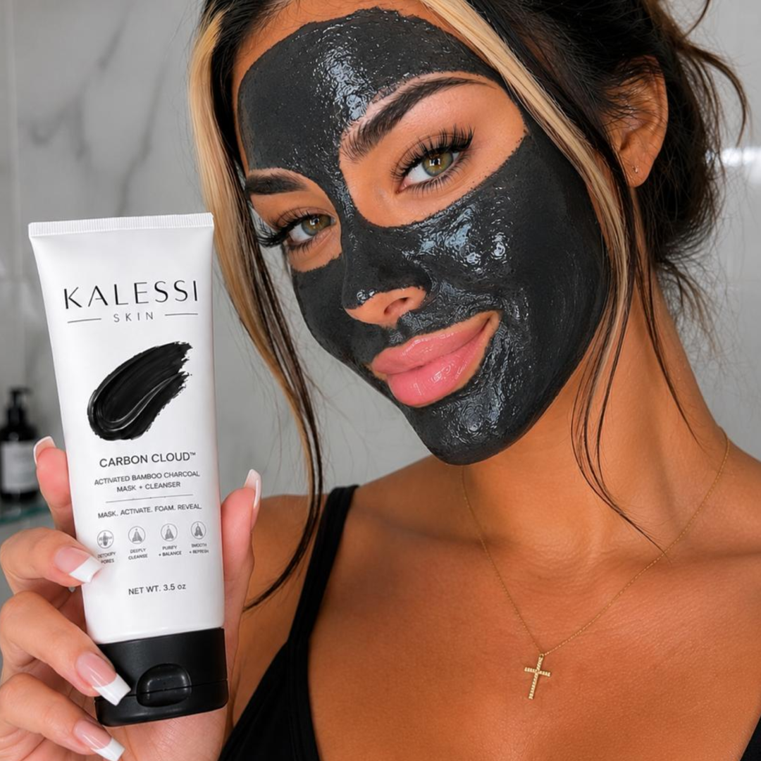 Carbon Cloud™ - Activated Bamboo Charcoal Mask + Cleanser