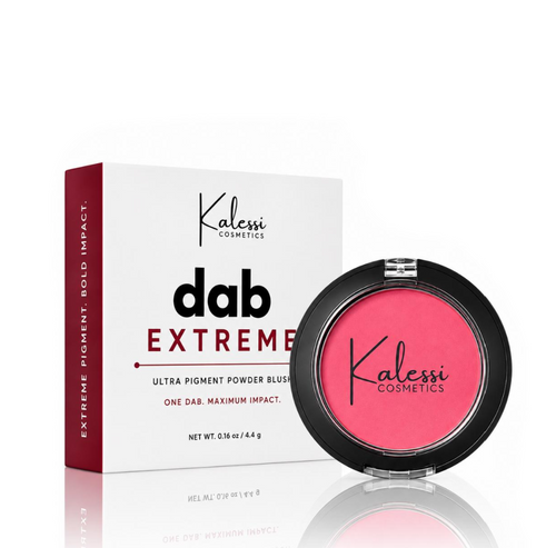 Kalessi Cosmetics D.A.B Extreme Ultra Pigmented Powder Blush — bold ultra-pigmented powder blush for intense color payoff with one dab