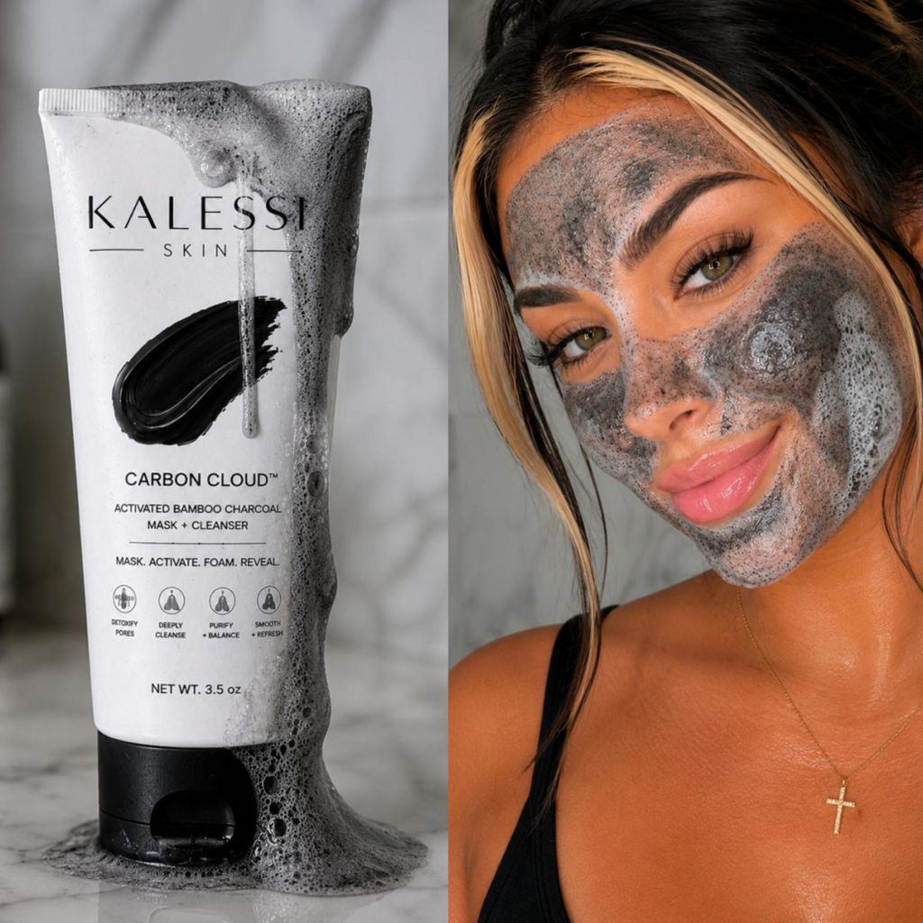 Carbon Cloud™ - Activated Bamboo Charcoal Mask + Cleanser
